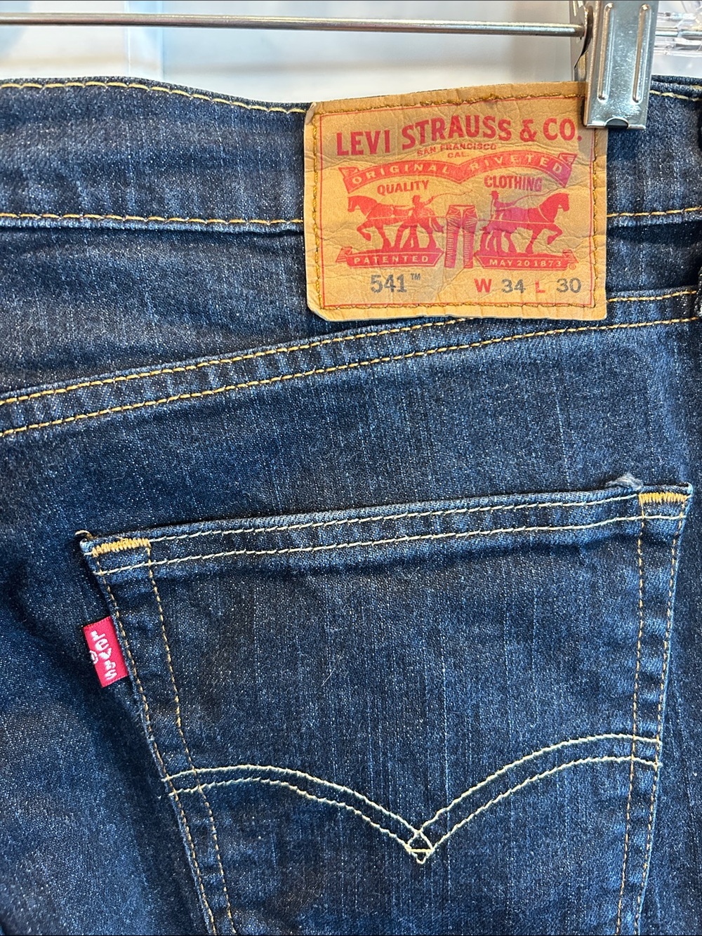 Levi's Dark Blue Slim Straight Men's Jeans